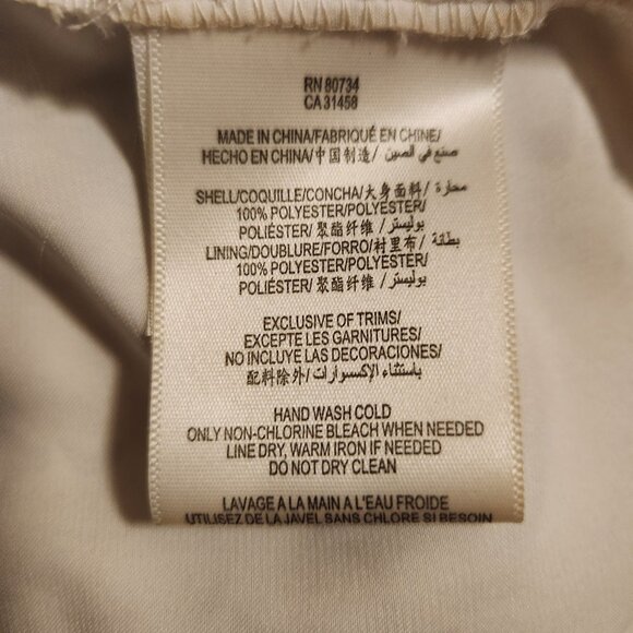 Max and Cleo One Shoulder Knee Length Gown, Size 12 - Picture 7 of 7